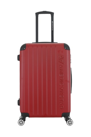 Maleta mediana Washington (M) - 67 cm - Rojo