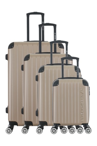 Juego de 4 maletas Washington (XS/S/M/L) - 47/57,5/67/76,5 cm - Beige