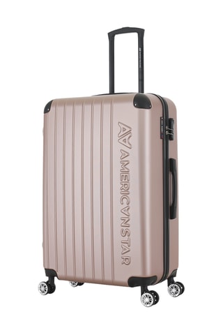 Juego de 4 maletas Washington (XS/S/M/L) - 47/57,5/67/76,5 cm - Rosa dorado