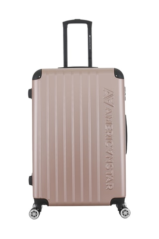 Juego de 4 maletas Washington (XS/S/M/L) - 47/57,5/67/76,5 cm - Rosa dorado