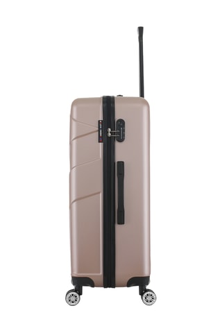 Juego de 4 maletas Boston (XS/S/M/L) - 47/57,5/67/76,5 cm - Rosa dorado