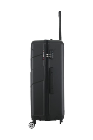 Juego de 4 maletas Boston (XS/S/M/L) - 47/57,5/67/76,5 cm - Negro
