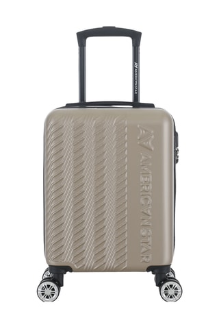 Maleta de cabina low cost Seattle (XS) - 47 cm - Beige