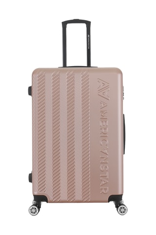 Juego de 4 maletas Seattle (XS/S/M/L) - 47/57,5/67/76,5 cm - Rosa dorado
