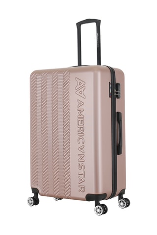 Juego de 4 maletas Seattle (XS/S/M/L) - 47/57,5/67/76,5 cm - Rosa dorado