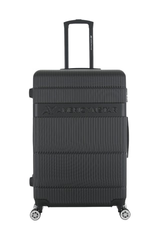 Juego de 4 maletas Chicago (XS/S/M/L) - 47/57,5/67/76,5 cm - Negro