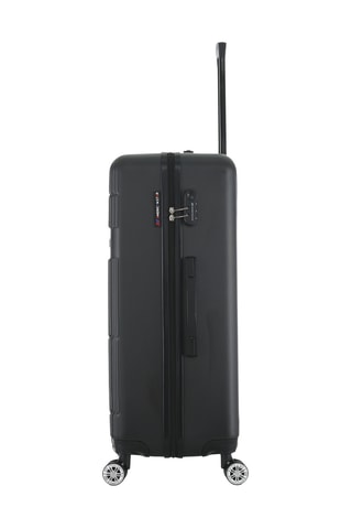 Juego de 4 maletas Chicago (XS/S/M/L) - 47/57,5/67/76,5 cm - Negro