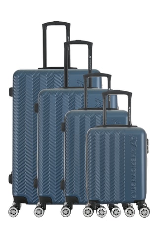 Juego de 4 maletas Seattle (XS/S/M/L) - 47/57,5/67/76,5 cm - Azul marino