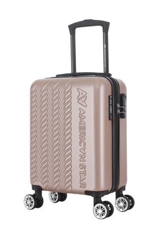 Maleta de cabina low cost Seattle (XS) - 47 cm - Rosa dorado