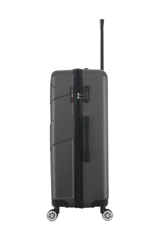 Juego de 4 maletas Boston (XS/S/M/L) - 47/57,5/67/76,5 cm - Gris oscuro