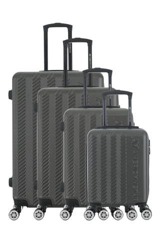 Juego de 4 maletas Seattle (XS/S/M/L) - 47/57,5/67/76,5 cm - Gris oscuro