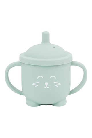 Taza de silicona sin BPA con pajita Isy Renard - 150 ml - Desde 6 meses