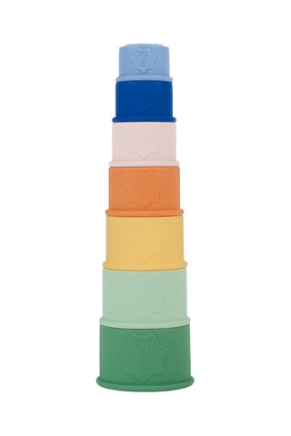 7 tazas apilables de silicona - Desde recién nacido