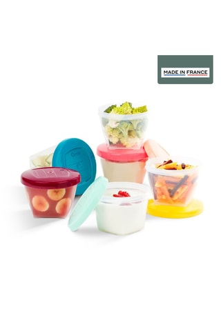 6 tarros graduados sin BPA Babybols - 6 x 180 ml - Desde recién nacido