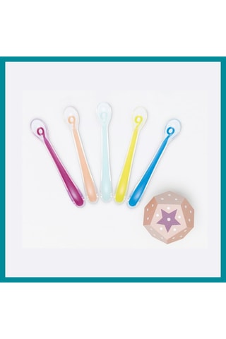 5 cucharas sin BPA - Desde 4 meses