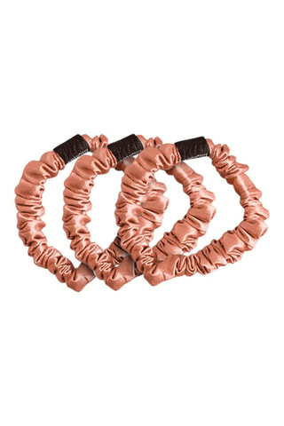 3 Zijden Haarelastieken - Roze