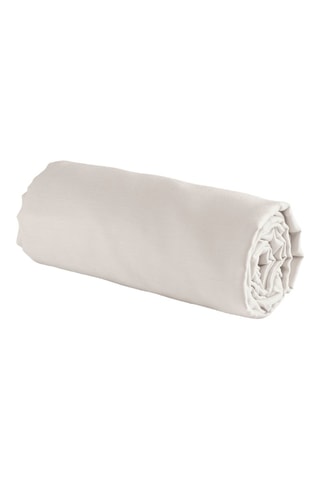 Katoensatijnen Hoeslaken 80 Draad/cm² Uni - Taupe