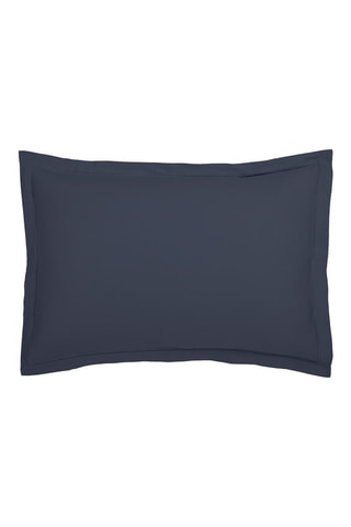2 Katoensatijnen Kussenslopen 80 Draad/cm² Uni 1 Baratta - Donkerblauw