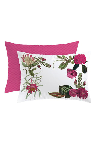 Katoensatijnen Rolkussensloop 80 Draad/cm² Garden - Fuchsia