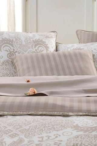 Katoensatijnen Overtrekset 80 Draad/cm² Arles - Taupe