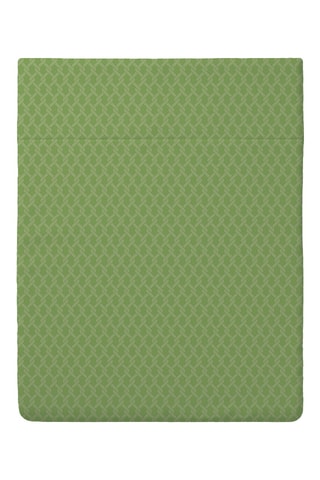Katoensatijnen Laken 80 Draad/cm² Garden Micro - Groen