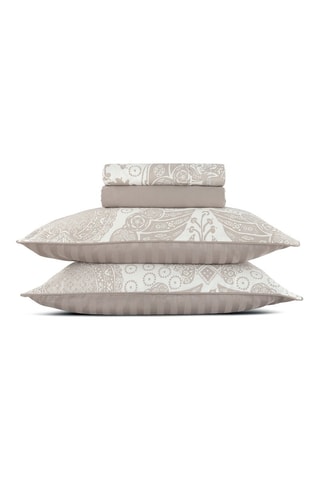 Katoensatijnen Overtrekset 80 Draad/cm² Arles - Taupe