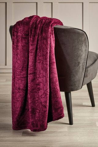 Plaid Arabesque - Bordeauxrood