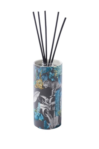 Porseleinen Diffuser Zanzibar Donkergrijs - Saffraanpoeder - 100 ml