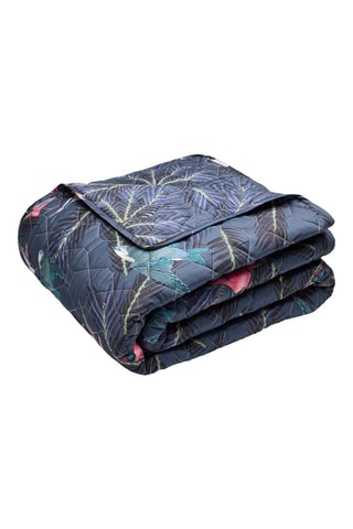 Katoensatijnen Sprei 80 Draad/cm² Tanzanie - Zwart