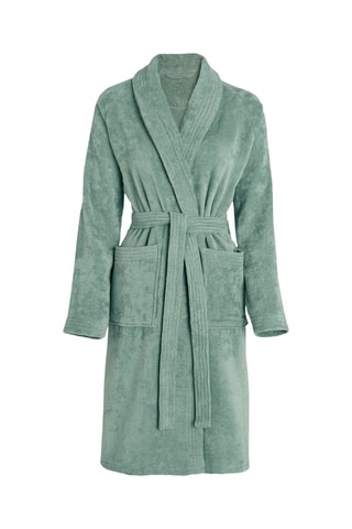 Velours Badjas - Groen