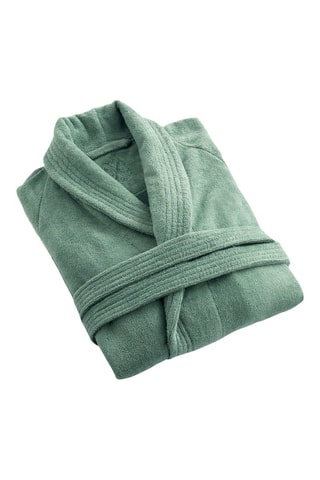 Velours Badjas - Groen