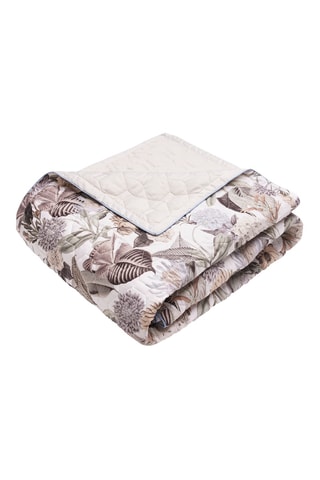Katoensatijnen Bedsprei - Taupe
