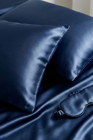 Zijden Nachtmasker - Blauw