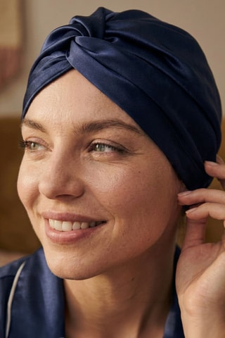 Zijden Nachtmasker Brume de soie - Blauw