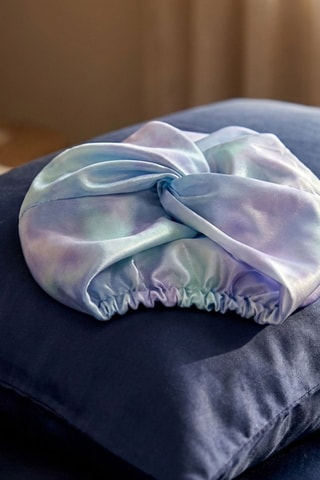 Zijden Nachtmasker - Pastelblauw