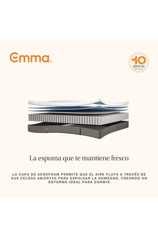 Colchón Lite - Grosor 22 cm - Firmeza media baja - Emma