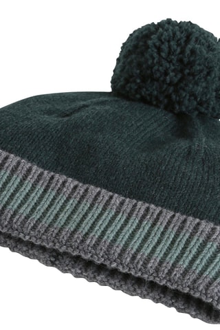 Gorro con borla de lana - Verde