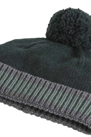 Gorro con borla de lana - Verde