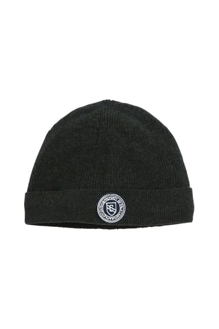 Gorro de lana - Verde oscuro jaspeado