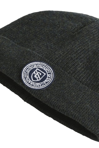 Gorro de lana - Verde oscuro jaspeado