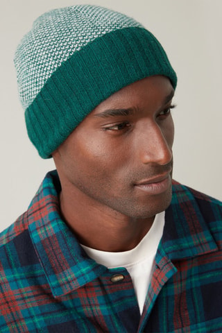Gorro de lana - Verde esmeralda