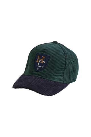 Gorra de pana - Verde y azul marino