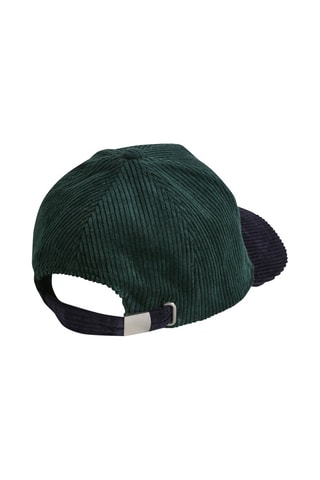 Gorra de pana - Verde y azul marino
