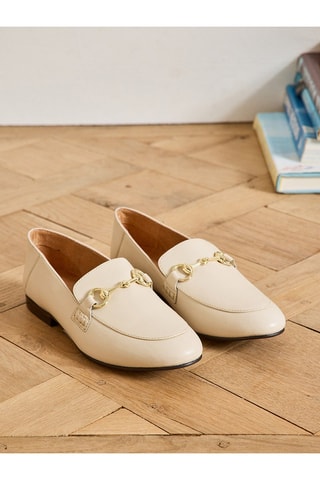 Mocasines de piel - Crudo