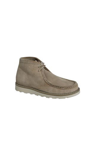 Botas de piel caprina nobuk - Topo