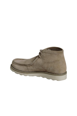Botas de piel caprina nobuk - Topo