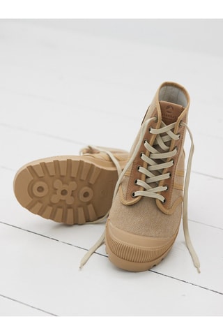 Botines de algodón orgánico - Camel