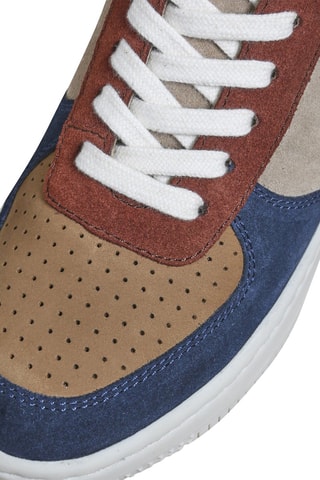 Zapatillas altas de piel ovina nobuk - Marrón