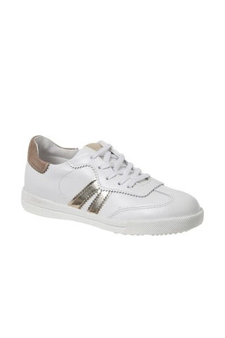 Zapatillas de piel - Blanco