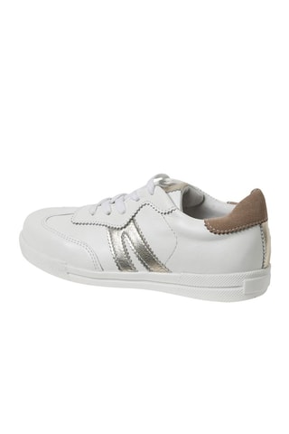Zapatillas de piel - Blanco